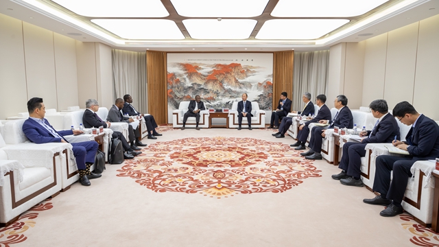 莫鼎革會見BUA集團(tuán)董事長阿卜杜勒·薩馬德·拉比烏